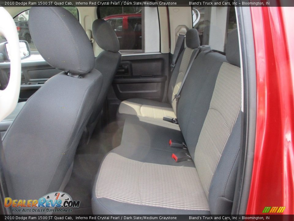 2010 Dodge Ram 1500 ST Quad Cab Inferno Red Crystal Pearl / Dark Slate/Medium Graystone Photo #9