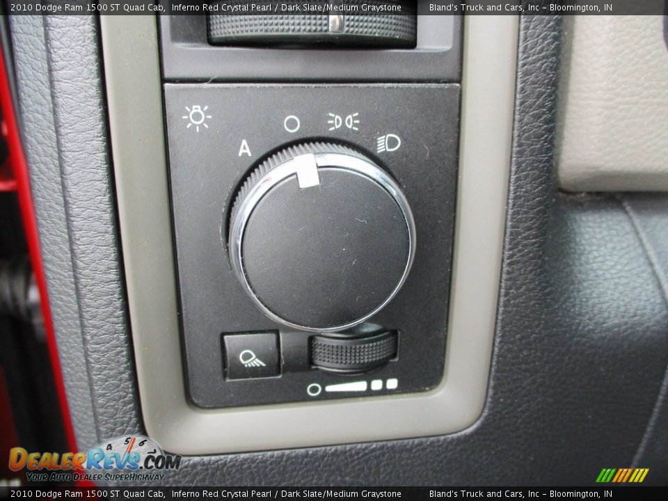 2010 Dodge Ram 1500 ST Quad Cab Inferno Red Crystal Pearl / Dark Slate/Medium Graystone Photo #11