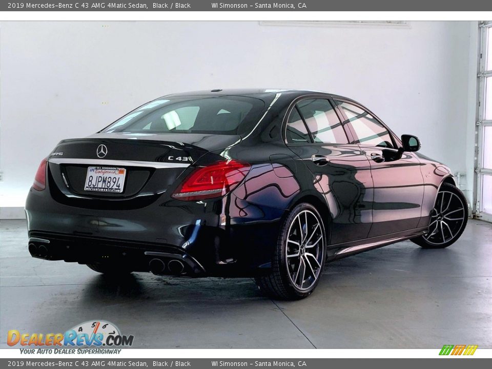 2019 Mercedes-Benz C 43 AMG 4Matic Sedan Black / Black Photo #12