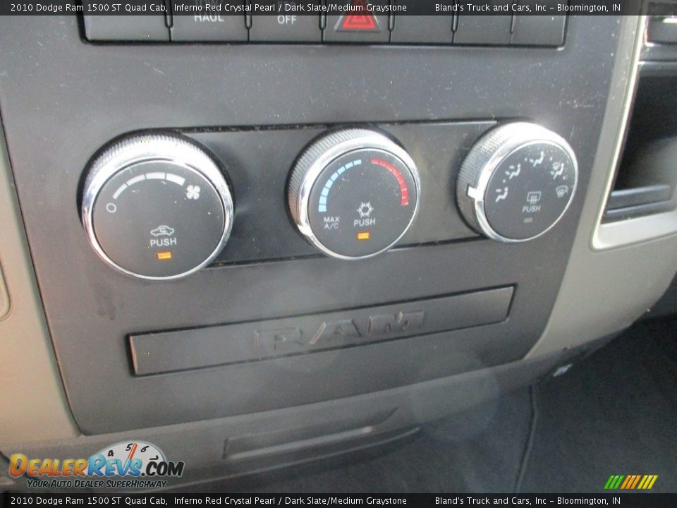 2010 Dodge Ram 1500 ST Quad Cab Inferno Red Crystal Pearl / Dark Slate/Medium Graystone Photo #17