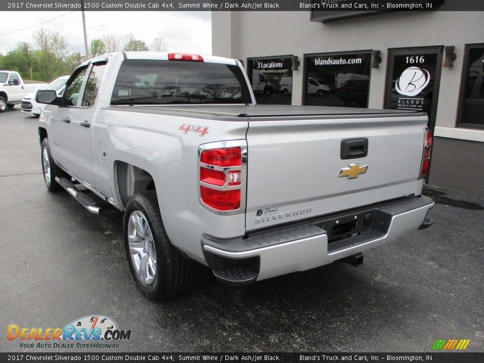 2017 Chevrolet Silverado 1500 Custom Double Cab 4x4 Summit White / Dark Ash/Jet Black Photo #3