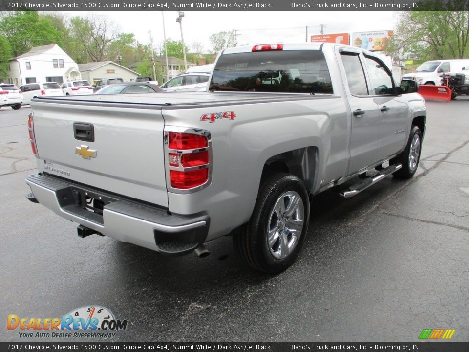 2017 Chevrolet Silverado 1500 Custom Double Cab 4x4 Summit White / Dark Ash/Jet Black Photo #4