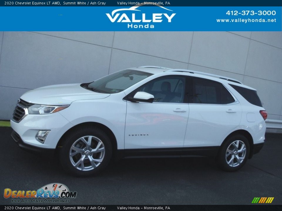 2020 Chevrolet Equinox LT AWD Summit White / Ash Gray Photo #2