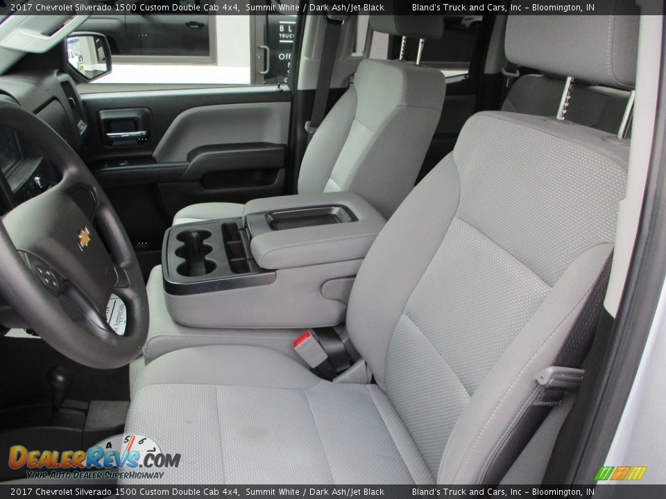 2017 Chevrolet Silverado 1500 Custom Double Cab 4x4 Summit White / Dark Ash/Jet Black Photo #7