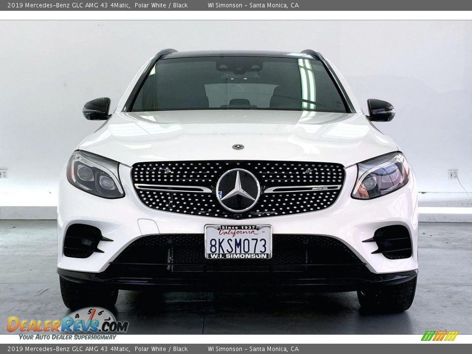 2019 Mercedes-Benz GLC AMG 43 4Matic Polar White / Black Photo #2