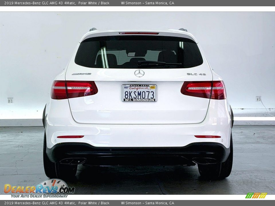 2019 Mercedes-Benz GLC AMG 43 4Matic Polar White / Black Photo #3