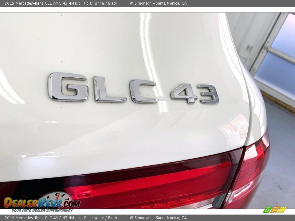 2019 Mercedes-Benz GLC AMG 43 4Matic Polar White / Black Photo #7