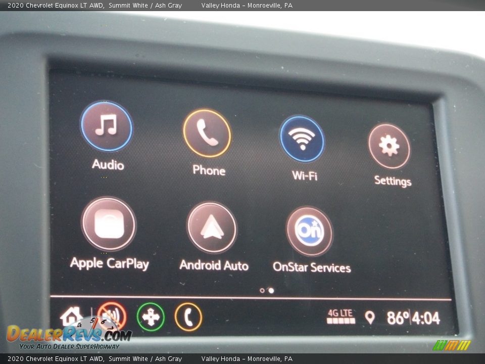 2020 Chevrolet Equinox LT AWD Summit White / Ash Gray Photo #21