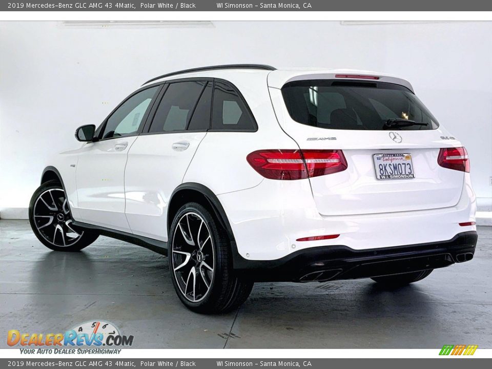 2019 Mercedes-Benz GLC AMG 43 4Matic Polar White / Black Photo #10