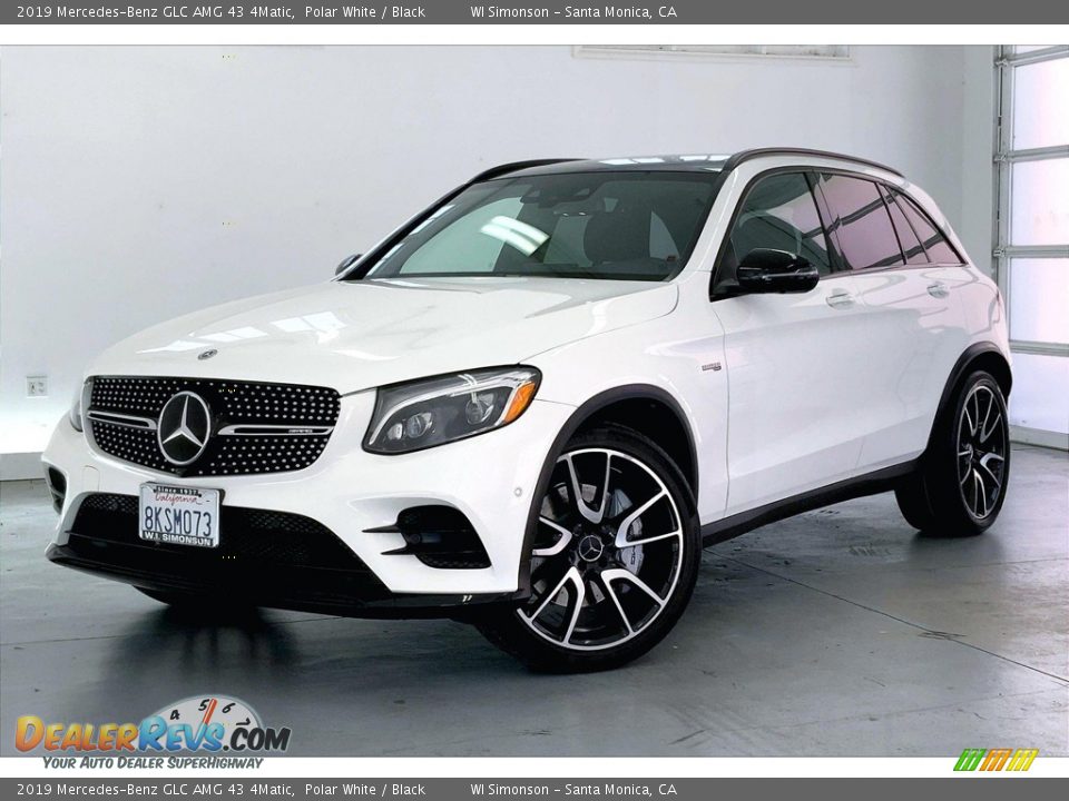 2019 Mercedes-Benz GLC AMG 43 4Matic Polar White / Black Photo #12