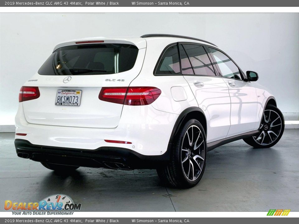 2019 Mercedes-Benz GLC AMG 43 4Matic Polar White / Black Photo #13