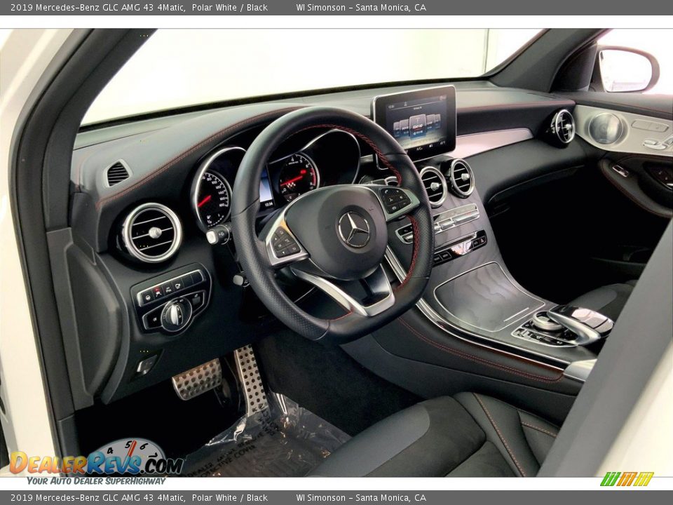 2019 Mercedes-Benz GLC AMG 43 4Matic Polar White / Black Photo #14