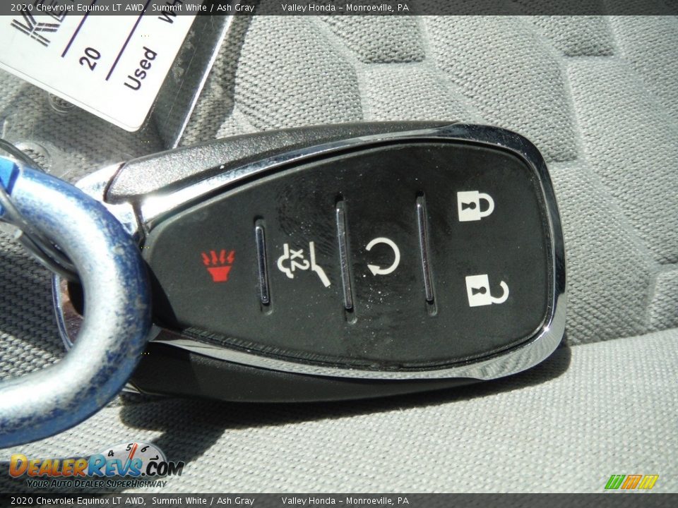 2020 Chevrolet Equinox LT AWD Summit White / Ash Gray Photo #32