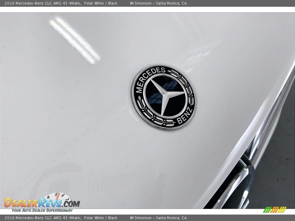 2019 Mercedes-Benz GLC AMG 43 4Matic Polar White / Black Photo #30