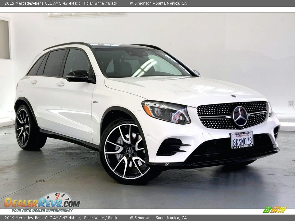 2019 Mercedes-Benz GLC AMG 43 4Matic Polar White / Black Photo #34