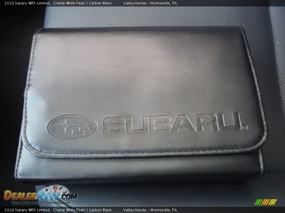 2019 Subaru WRX Limited Crystal White Pearl / Carbon Black Photo #30
