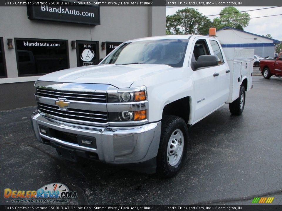 2016 Chevrolet Silverado 2500HD WT Double Cab Summit White / Dark Ash/Jet Black Photo #2