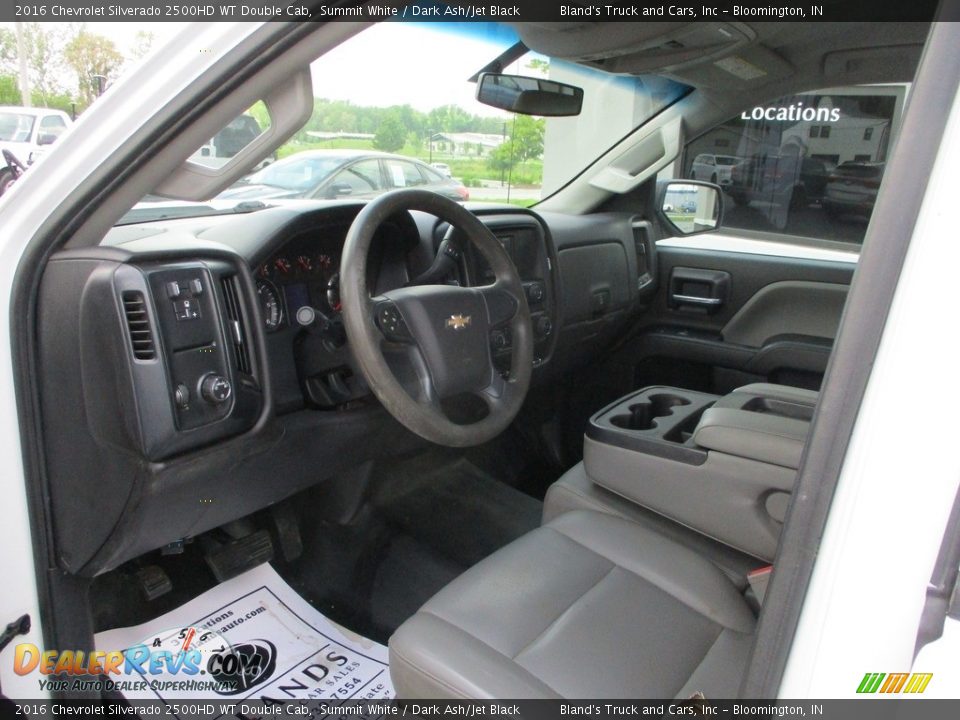 Front Seat of 2016 Chevrolet Silverado 2500HD WT Double Cab Photo #6