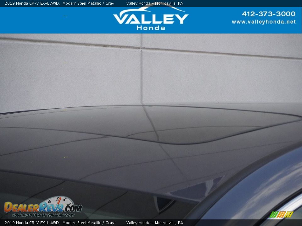 2019 Honda CR-V EX-L AWD Modern Steel Metallic / Gray Photo #3