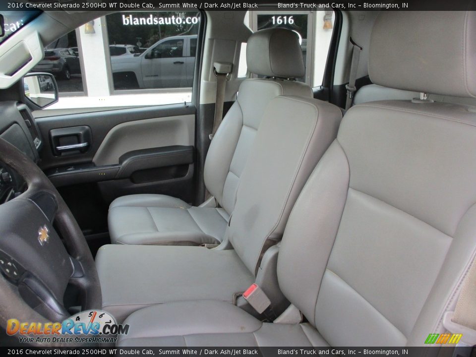 2016 Chevrolet Silverado 2500HD WT Double Cab Summit White / Dark Ash/Jet Black Photo #8