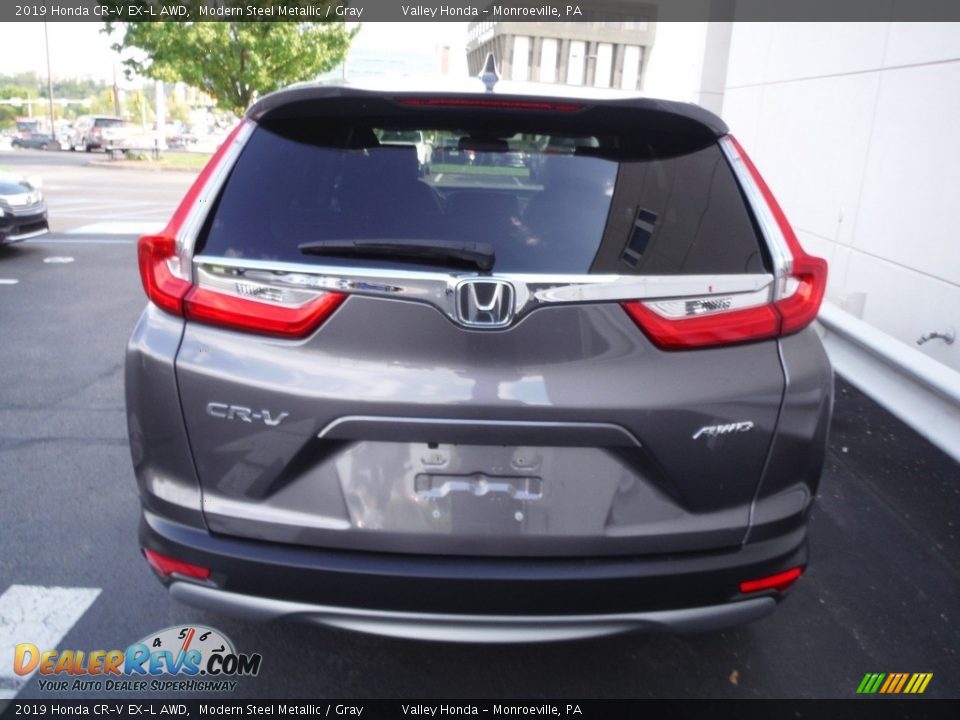 2019 Honda CR-V EX-L AWD Modern Steel Metallic / Gray Photo #8
