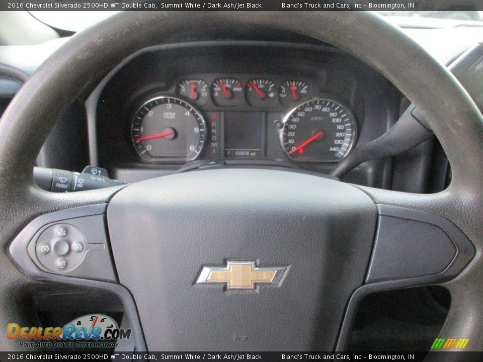 2016 Chevrolet Silverado 2500HD WT Double Cab Steering Wheel Photo #14