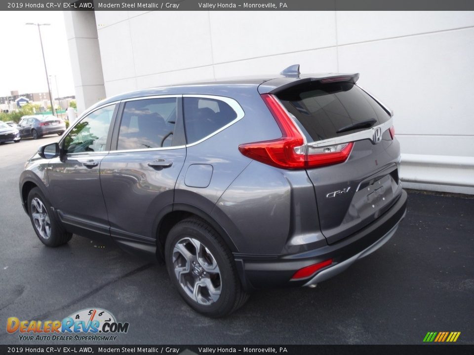 2019 Honda CR-V EX-L AWD Modern Steel Metallic / Gray Photo #10