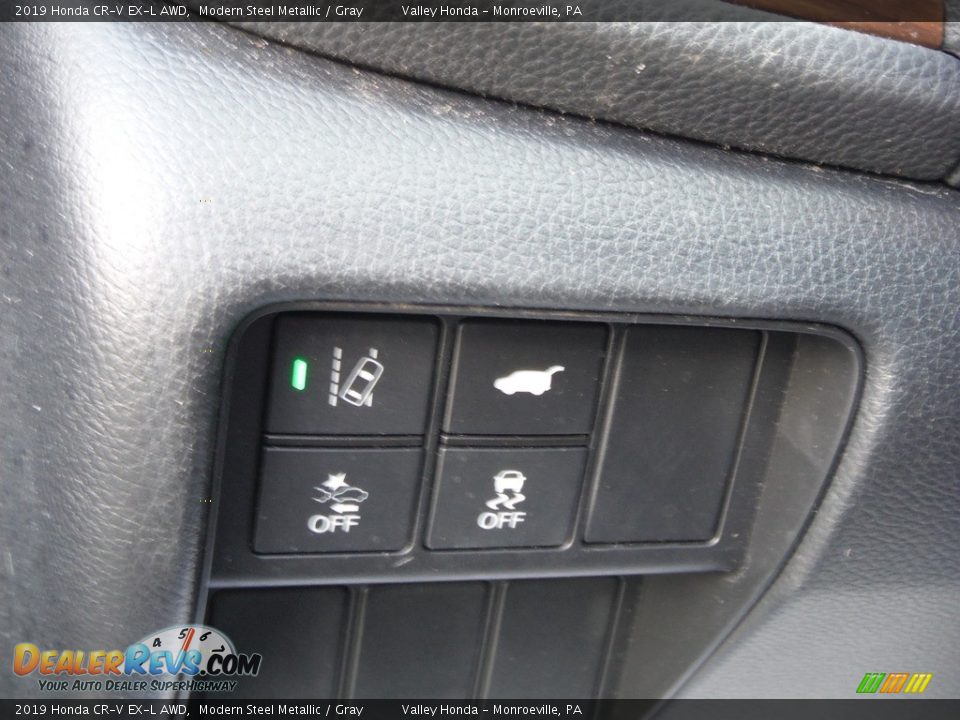 2019 Honda CR-V EX-L AWD Modern Steel Metallic / Gray Photo #12