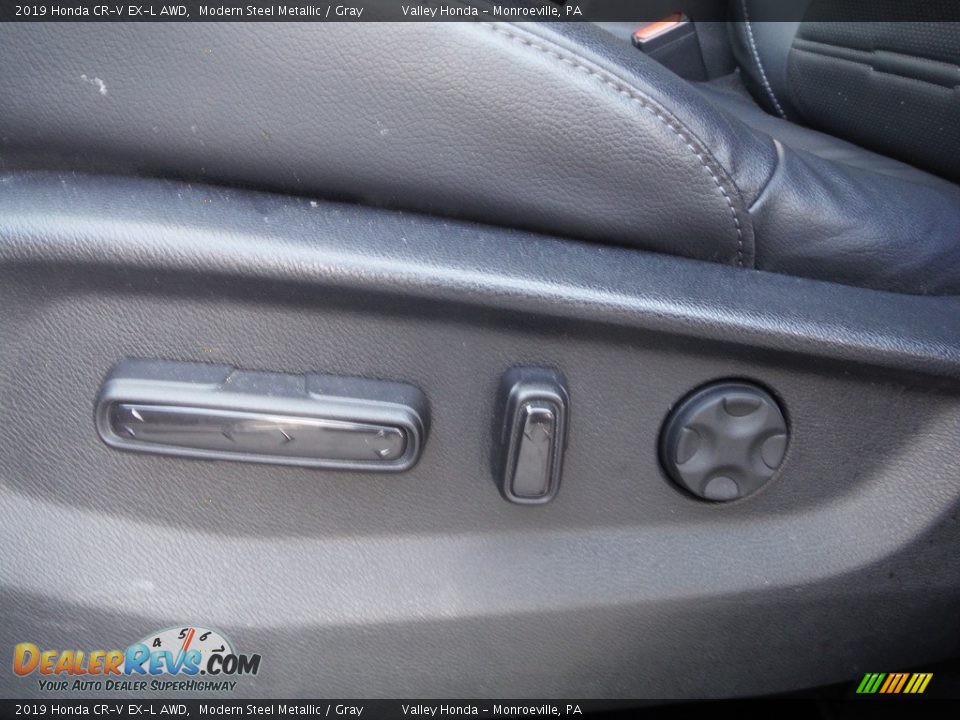 2019 Honda CR-V EX-L AWD Modern Steel Metallic / Gray Photo #16