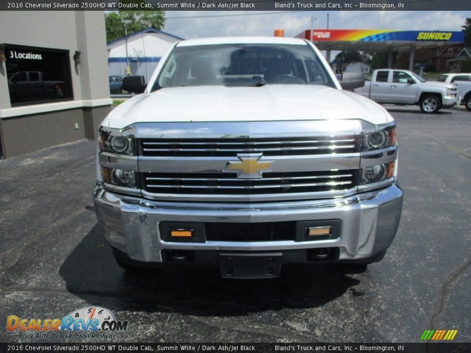 2016 Chevrolet Silverado 2500HD WT Double Cab Summit White / Dark Ash/Jet Black Photo #24