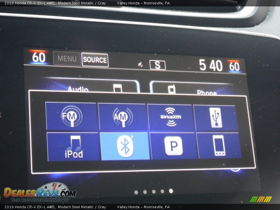 2019 Honda CR-V EX-L AWD Modern Steel Metallic / Gray Photo #20