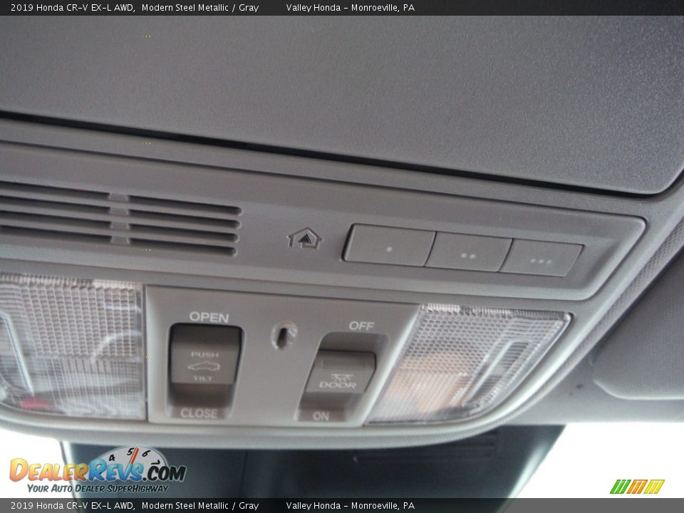 2019 Honda CR-V EX-L AWD Modern Steel Metallic / Gray Photo #22