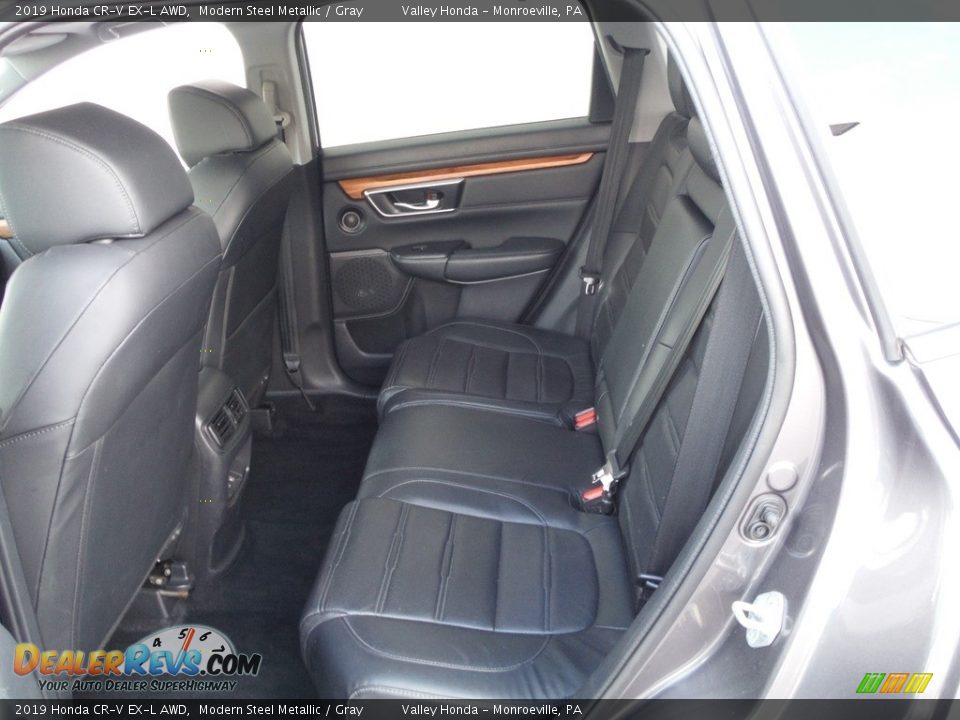 2019 Honda CR-V EX-L AWD Modern Steel Metallic / Gray Photo #27