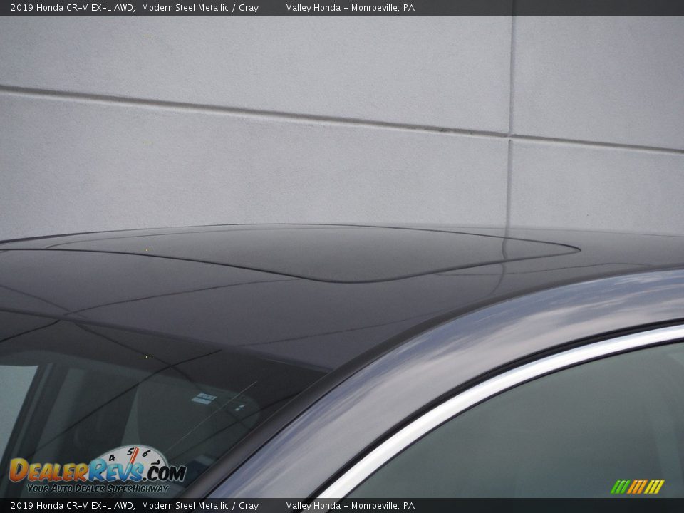 2019 Honda CR-V EX-L AWD Modern Steel Metallic / Gray Photo #4