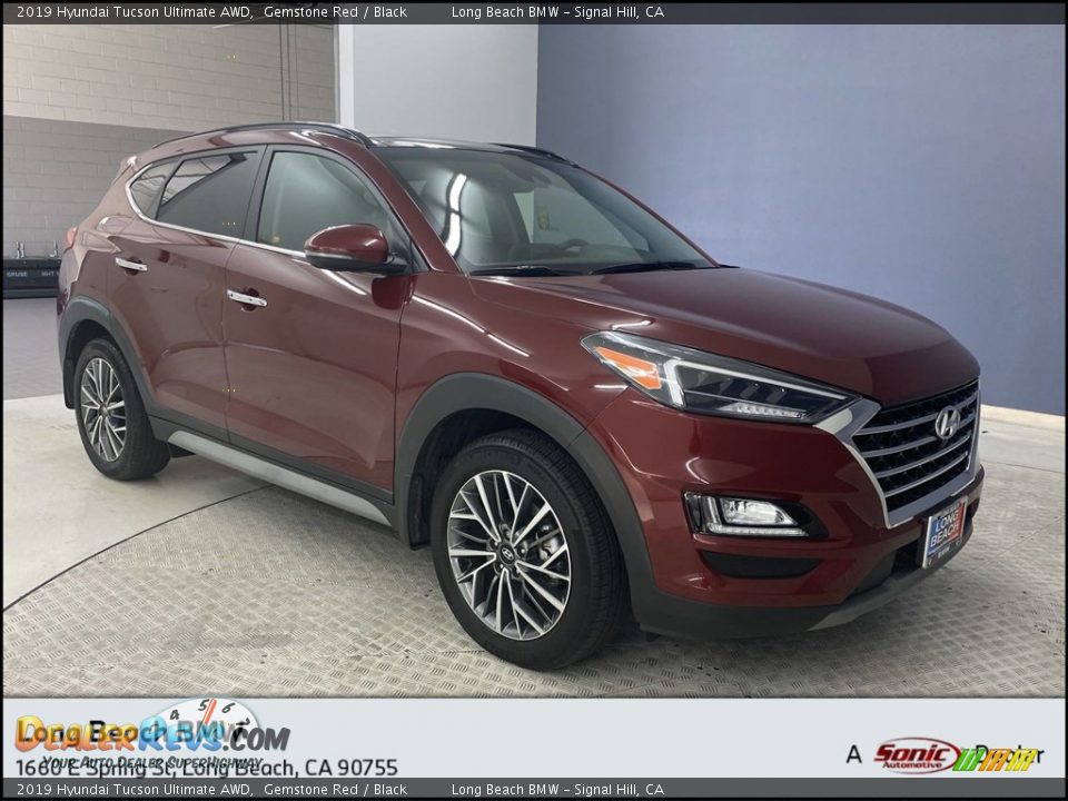 2019 Hyundai Tucson Ultimate AWD Gemstone Red / Black Photo #1