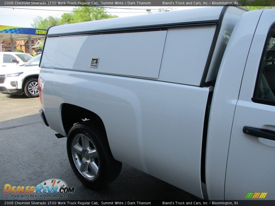 2008 Chevrolet Silverado 1500 Work Truck Regular Cab Summit White / Dark Titanium Photo #20