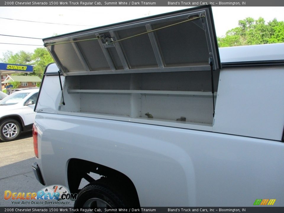 2008 Chevrolet Silverado 1500 Work Truck Regular Cab Summit White / Dark Titanium Photo #21