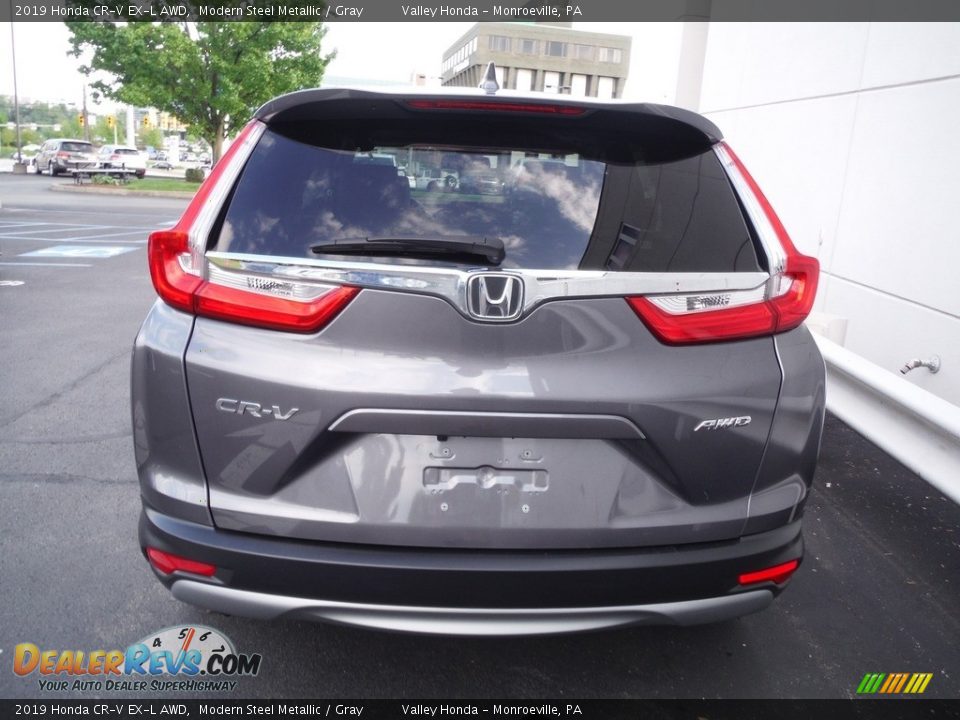 2019 Honda CR-V EX-L AWD Modern Steel Metallic / Gray Photo #8