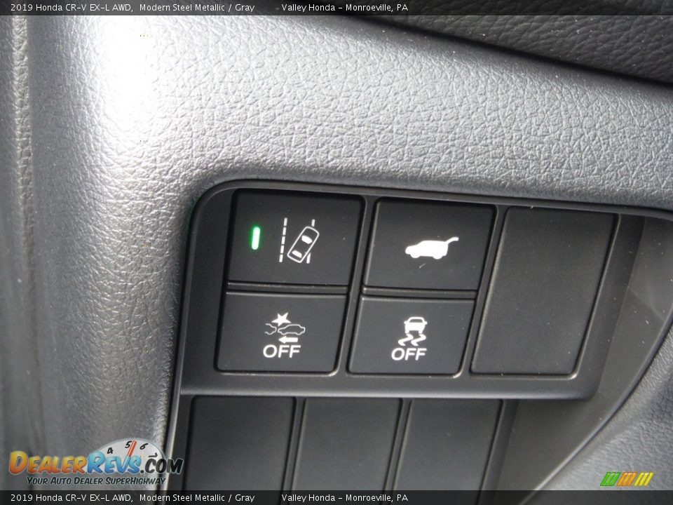 2019 Honda CR-V EX-L AWD Modern Steel Metallic / Gray Photo #13