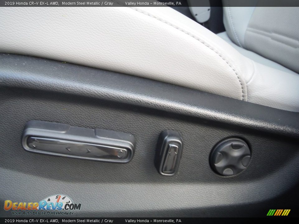 2019 Honda CR-V EX-L AWD Modern Steel Metallic / Gray Photo #17