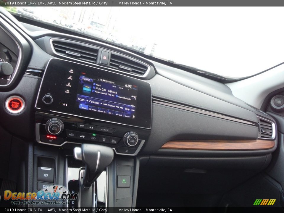 2019 Honda CR-V EX-L AWD Modern Steel Metallic / Gray Photo #18