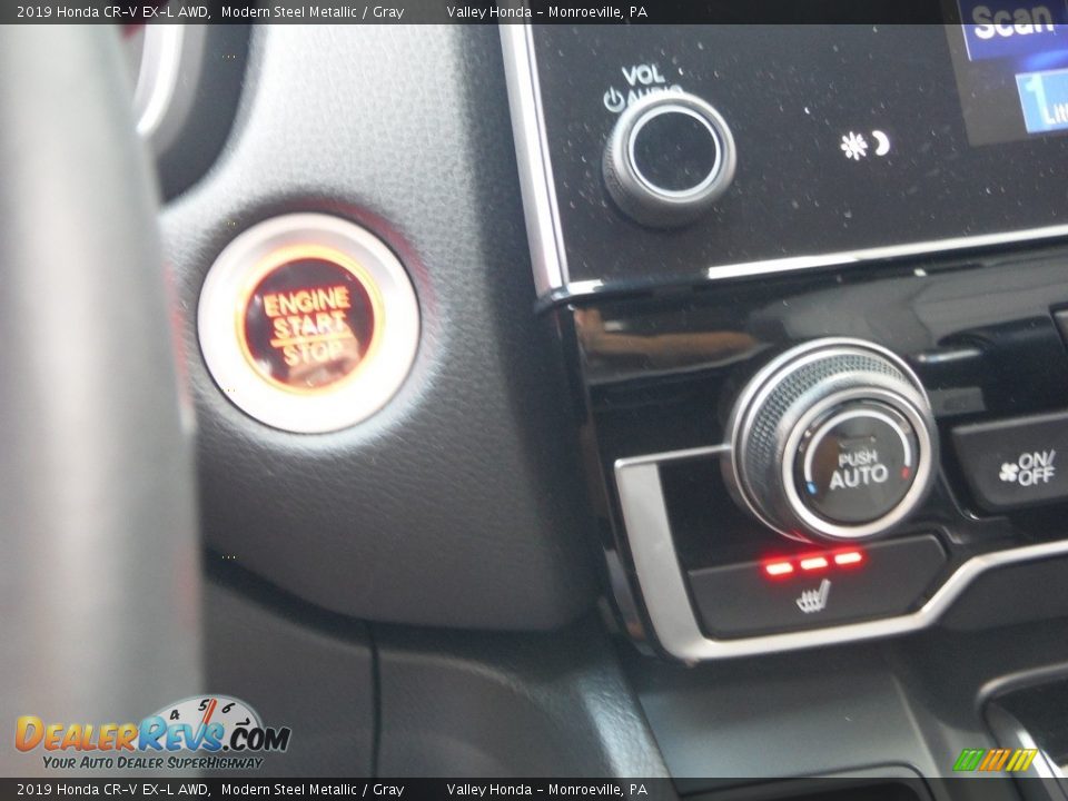 2019 Honda CR-V EX-L AWD Modern Steel Metallic / Gray Photo #19