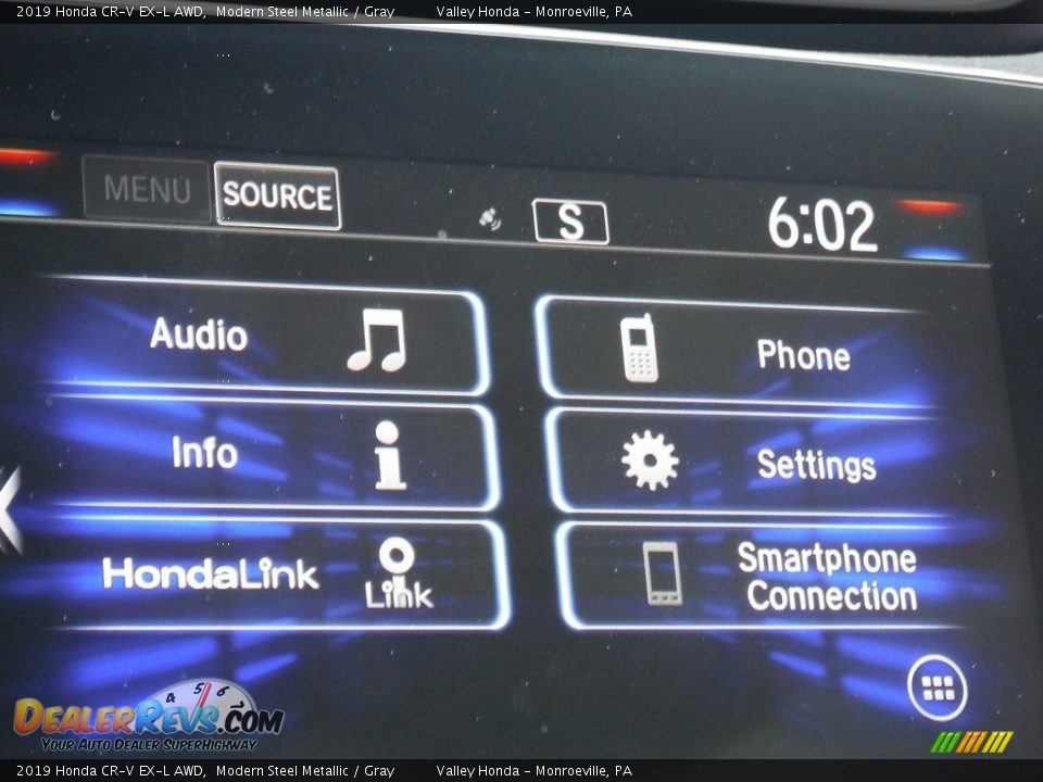 2019 Honda CR-V EX-L AWD Modern Steel Metallic / Gray Photo #20