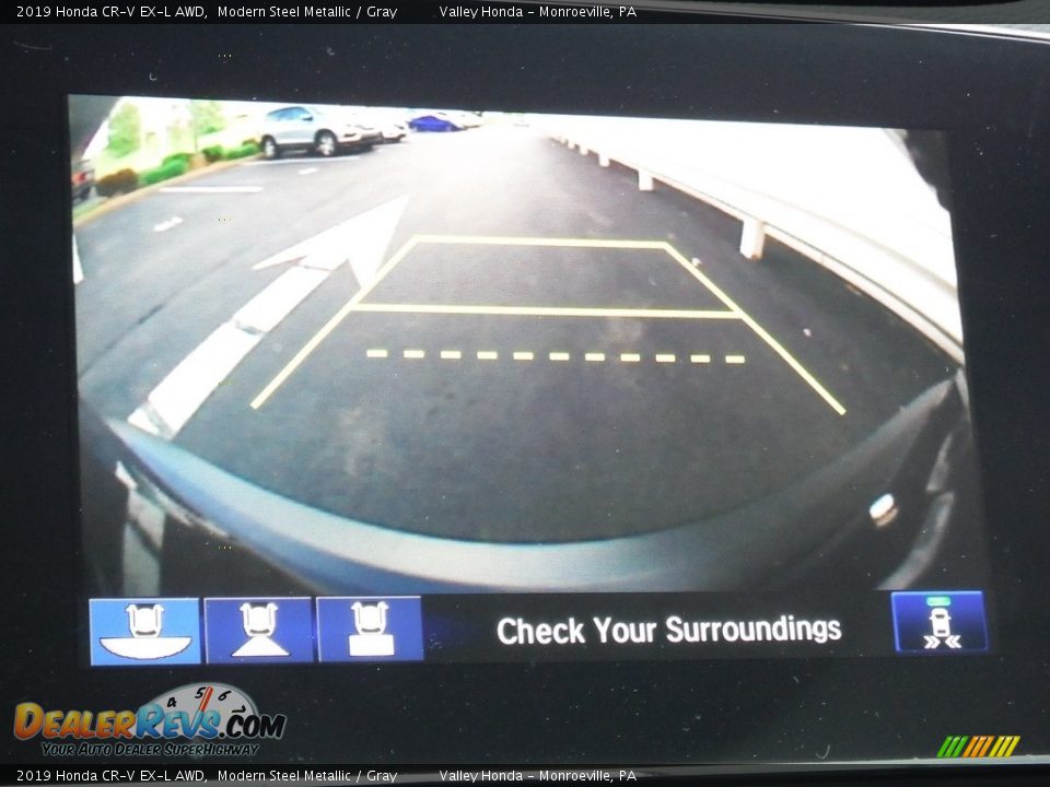2019 Honda CR-V EX-L AWD Modern Steel Metallic / Gray Photo #22