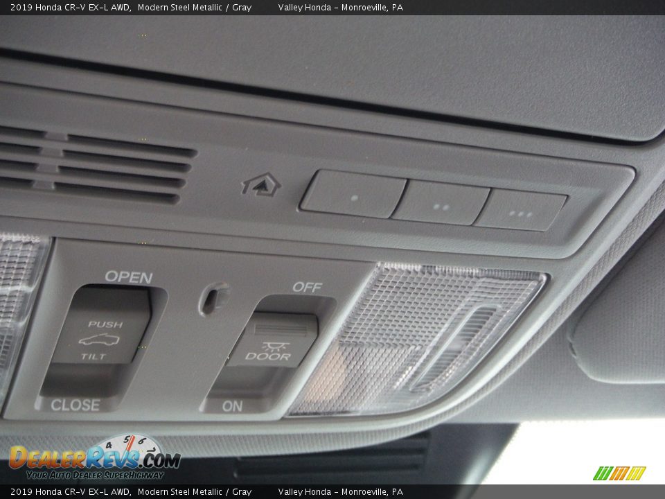 2019 Honda CR-V EX-L AWD Modern Steel Metallic / Gray Photo #23
