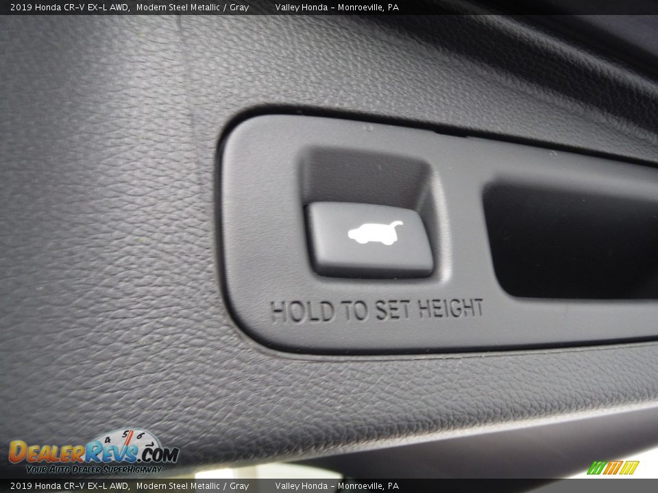 2019 Honda CR-V EX-L AWD Modern Steel Metallic / Gray Photo #30