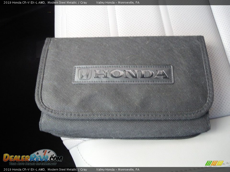 2019 Honda CR-V EX-L AWD Modern Steel Metallic / Gray Photo #32