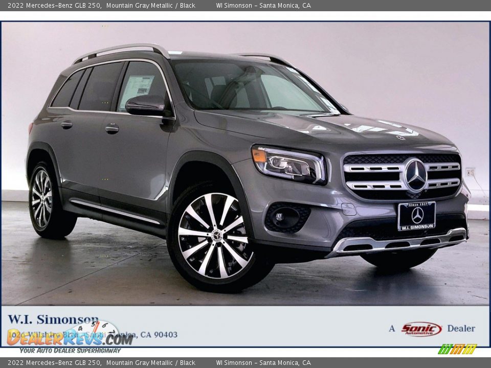 2022 Mercedes-Benz GLB 250 Mountain Gray Metallic / Black Photo #1