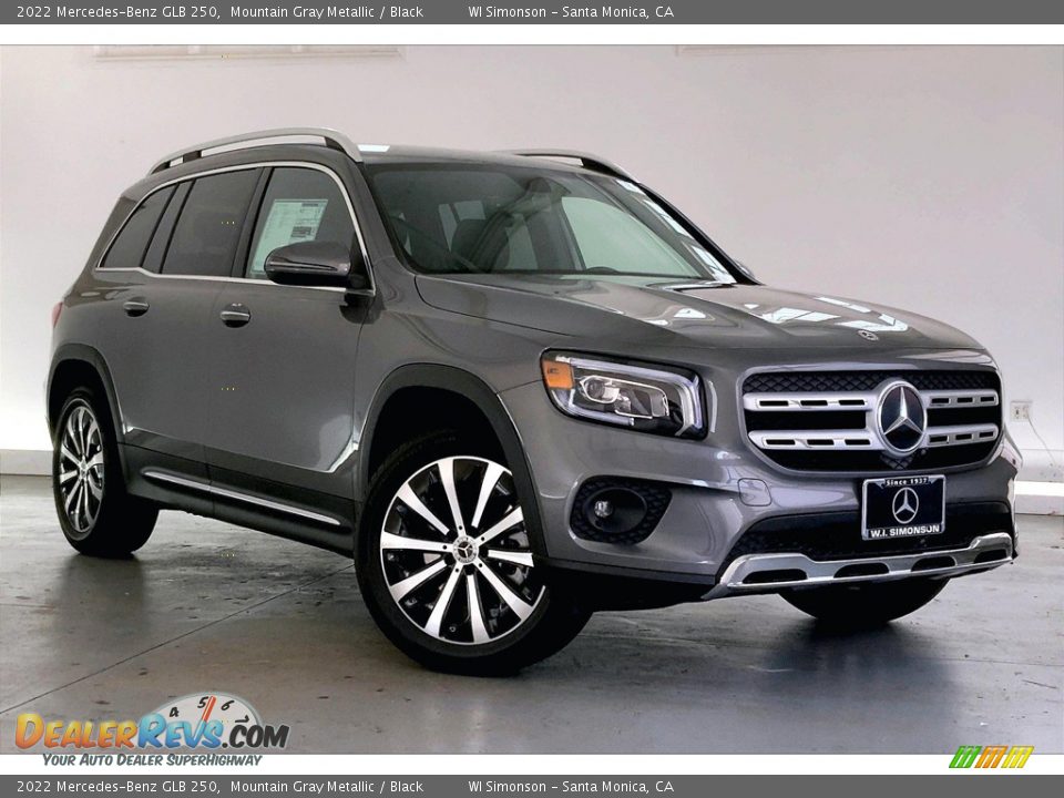 2022 Mercedes-Benz GLB 250 Mountain Gray Metallic / Black Photo #12