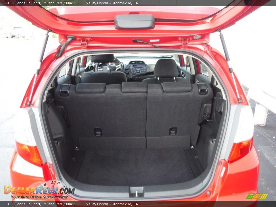 2012 Honda Fit Sport Milano Red / Black Photo #23